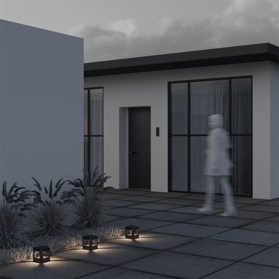 Уличный наземный светильник Maytoni O019FL-L13GR3K Royal Mile IP65 светодиодный LED 13W