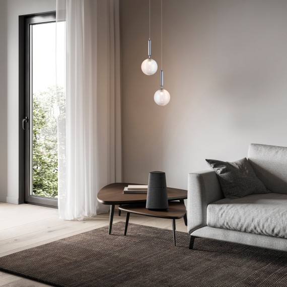 SLE1096-103-01 Подвес Хром/Прозрачный G9 1*5W AVEIRO