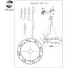 SL1633.203.16 Люстра подвесная ST-Luce Матовое золото/Матовое золото,Прозрачный E14 16*40W OLVERA
