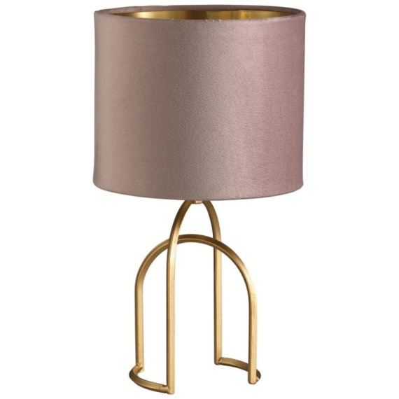 5661/1T MODERNI LN23 122 матовое золото, розовый Настольная лампа E14 40W 220V STACY