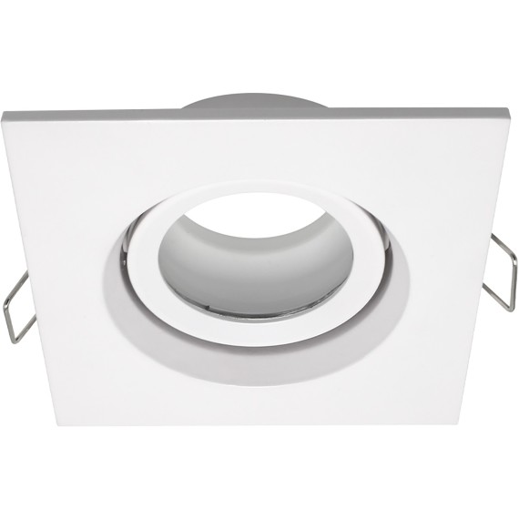 ST255.518.01 Св-к встр. Белый GU10 1*50W  IP65 L96xW96xH45 220V Без ламп Встраиваемые светильники