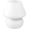 Полностью белая настольная лампа со стеклянным плафоном и лампой Е27 Lightstar Meringe 801900