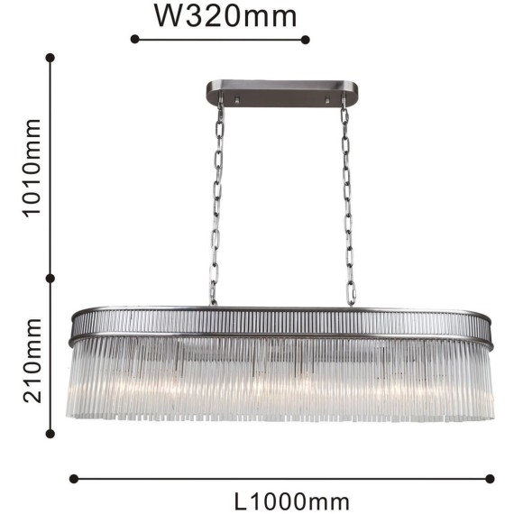 Подвесная люстра Turris 4201-12P