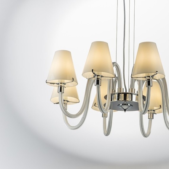 Люстра подвесная Lightstar 760086 Bianco под лампы 8xG9 320W