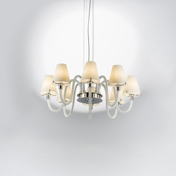 Люстра подвесная Lightstar 760086 Bianco под лампы 8xG9 320W