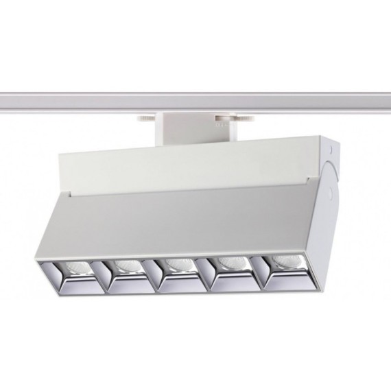 Трехжильный однофазный трековый светодиодный светильник Novotech EOS 358665 3000лм 25Вт