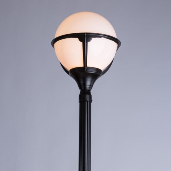 Уличный наземный светильник Arte Lamp A1497PA-1BK MONACO IP44 под лампу 1xE27 75W
