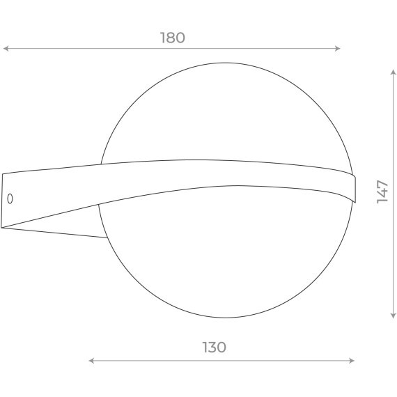 SL9510.401.01 Светильник уличный настенный ST-Luce Черный/Белый LED 2*6W 4000K CELESTE