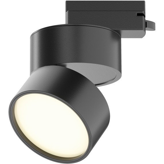 Однофазный двужильный светодиодный трековый светильник Maytoni Unity TR007-1-12W3K-B-1 ONDA 3000К 780Лм CRI90+ 120° 12Вт