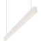 DK9123-WH Линейный белый светодиодный влагозащищенный светильник 125см, накладной/подвесной, тросы 2м в компл. 30Вт 2600Лм 3000К 120° CRI90 RAL9005 IP44 DENKIRS HALS
