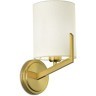 SLE3010-301-01 Светильник настенный Латунь/Белый E27 1*60W LINTON