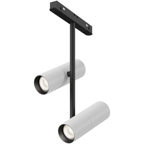 TR005-4-2X12W-DS-BW Трековый магнитный SMART (App, Bluetooth Mesh, Алиса) светодиодный светильник Maytoni Exility CRI90+ 2700-6000К 1802Лм 36° 24Вт