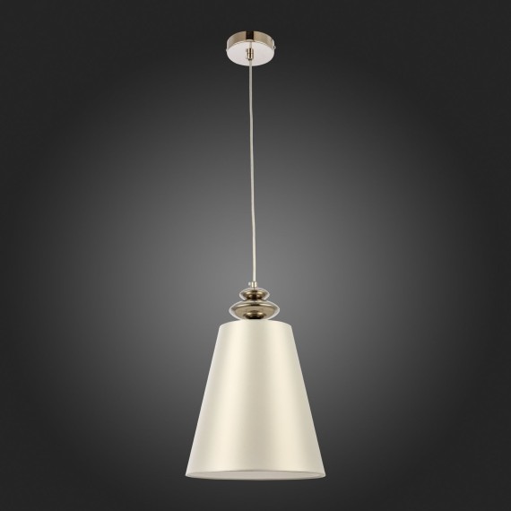 SL1137.103.01 Подвес Никель/Белый E27 1*40W RIONFO