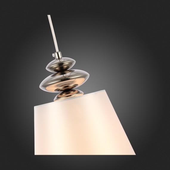 SL1137.103.01 Подвес Никель/Белый E27 1*40W RIONFO