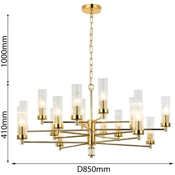 Подвесная люстра Aesthetic 2673-16P