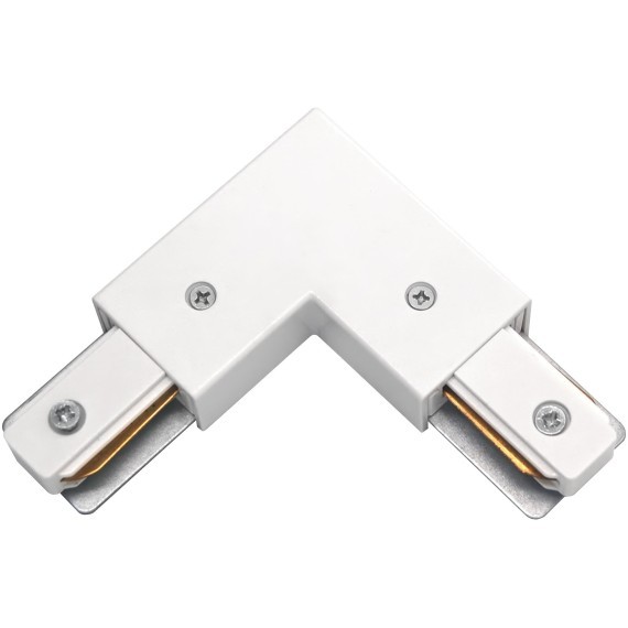 Угловое соединение с подводом питания для двужильных однофазных шинопроводов Barra Lightstar 502126-1