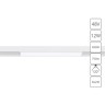 Магнитный трековый светодиодный светильник 12Вт 750лм RA90 4000К Arte Lamp LINEA A4632PL-1WH
