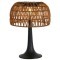 Настольная лампа с плафоном из искуственного ротанга Favourite 4833-1T