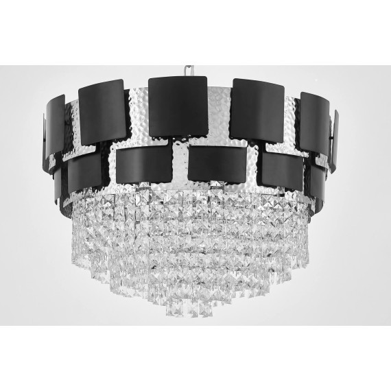 Подвесной светильник Lumina Deco LDP 7045-600 BK+CHR
