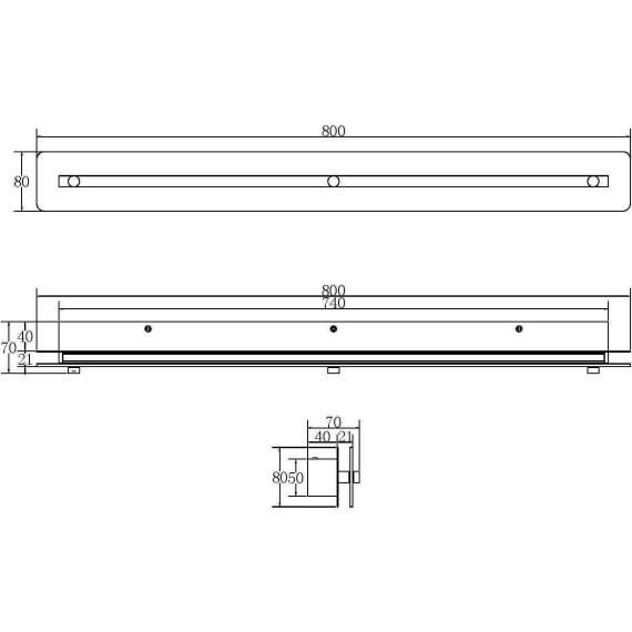 Настенный светильник (бра) Maytoni P091WL-L21G3K