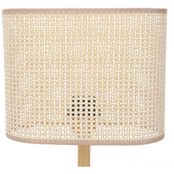 8201/1T COUNTY LN25 бежевый, дерево/текстиль Настольная лампа E27 1*60W 220V MADERANA