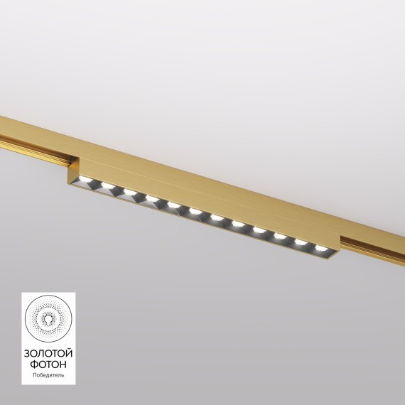 DK5771-SB Трековый магнитный светодиодный светильник Denkirs Shine 48V CRI90+ 3000К 790Лм 24° 10Вт