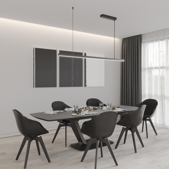 Светильник подвесной диммируемый со сменой цветовой температуры (пульт ДУ/прилож. Smart Life) LED 48W 3000-6000К Novotech SOTTO 359442