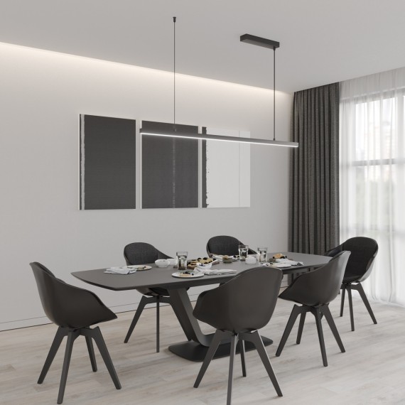 Светильник подвесной диммируемый со сменой цветовой температуры (пульт ДУ/прилож. Smart Life) LED 48W 3000-6000К Novotech SOTTO 359442