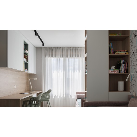 Однофазный двужильный светодиодный трековый светильник Maytoni Unity TR021-1-12B3K-W-B Focus LED 3000К 900Лм CRI90+ 50° 12Вт