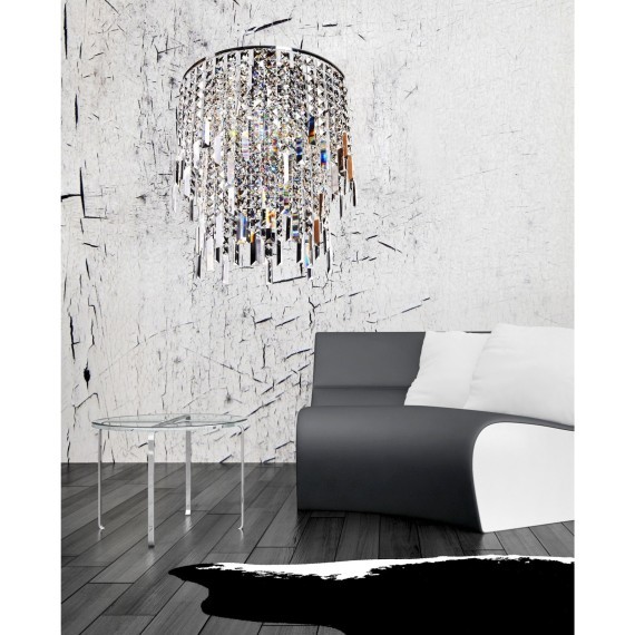 Хрустальная подвесная люстра Lumina Deco Zucchero LDP 2159-350 CHR