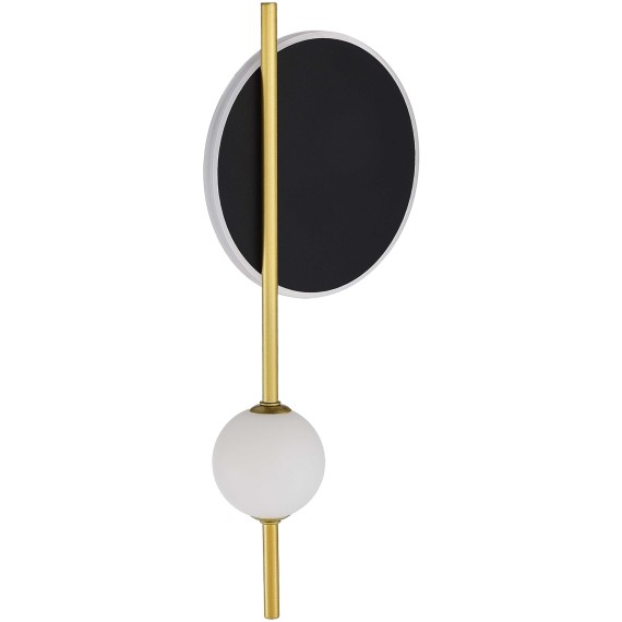 SL6507.431.02 Светильник настенный ST-Luce Шампань, Черный/Белый LED 1+1*9+4W 4000K DALI