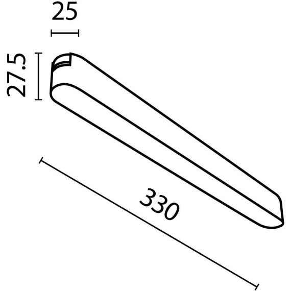 TR080-1-18W4K-B Трековый магнитный светодиодный светильник Maytoni Radity 48V CRI90+ 4000К 900Лм 120° 16Вт