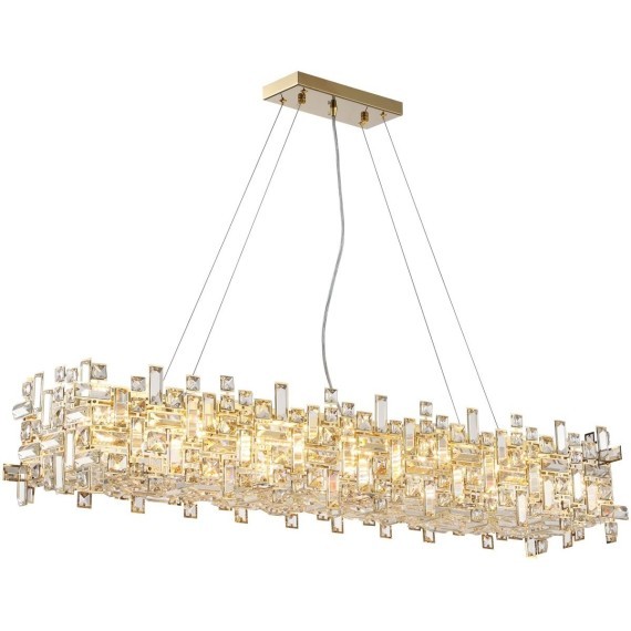 Люстра подвесная хрустальная 2171/03/12PL Stilfort, серия Tetrix
