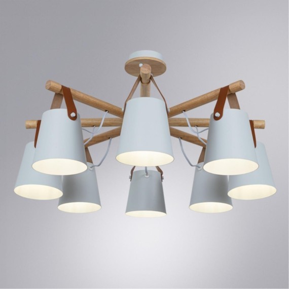 Люстра потолочная Arte Lamp A7032PL-8WH Thomas под лампы 8xE27 60W