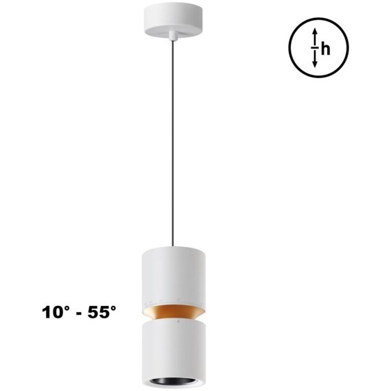 Светильник подвесной с механизмом регулировки высоты, провод 2м LED 10W/3W 3000K 1090Лм Novotech ARISTO 359339