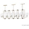 Люстры Crystal Lux NICOLAS SP12 L1600 GOLD/WHITE