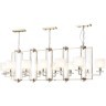 Люстры Crystal Lux NICOLAS SP12 L1600 GOLD/WHITE