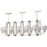 Люстры Crystal Lux NICOLAS SP12 L1600 GOLD/WHITE