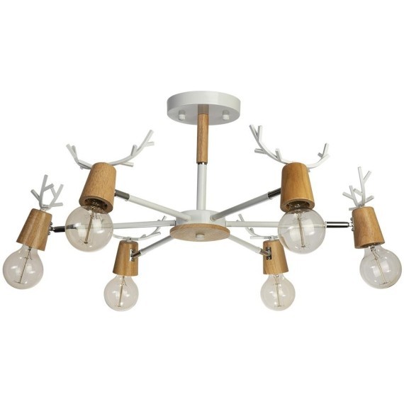 10024/6 White Люстра на штанге LOFT IT Sven