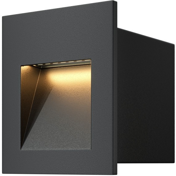 Светильник встраиваемый в стену Maytoni O038-L3B Arca IP65 светодиодный LED 3W