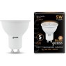 101506105 Лампа Gauss LED MR16 GU10 5W 500lm 3000K 1/10/100