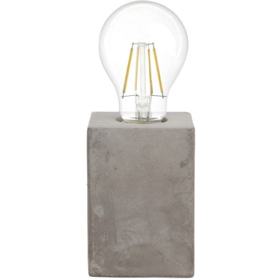 49812 Настольная лампа PRESTWICK, 1х60W (E27), 90х90, H130, керамика, серый