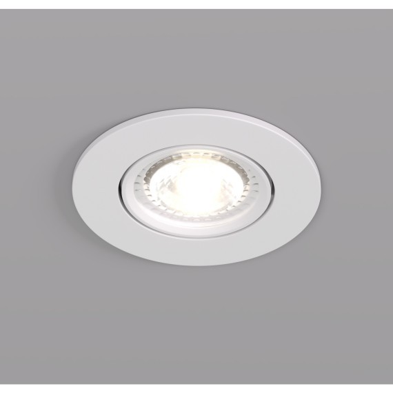 DK3020-WH Встраиваемый светильник IP20 макс 10Вт GU5.3 белый пластик