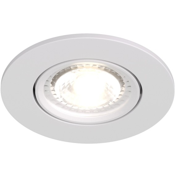 DK3020-WH Встраиваемый светильник IP20 макс 10Вт GU5.3 белый пластик