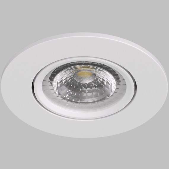 DK3020-WH Встраиваемый светильник IP20 макс 10Вт GU5.3 белый пластик
