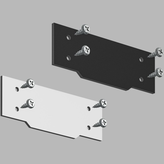 Заглушка торцевая 2шт (для профиля TR3030-AL) Denkirs TR3060-AL