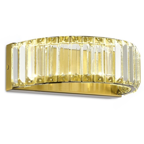 SL1622.301.01 Светильник настенный ST-Luce Латунь/Прозрачный LED 1*13W 4000K TIVOLI