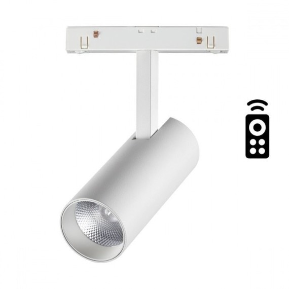 358629 Трековый светодиодный управляемый пультом светильник Novotech Flum CRI90+ 3000-6500К 1080Лм 38° 12W