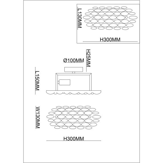 Светильник настенный Stilfort 1007/09/01W серия Glazgo