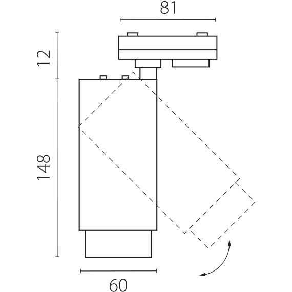 218026 Однофазный белый двужильный спот с выбором мощности 10-15-22Вт, цветовой температуры 3000-4000-6000 и угла освещения 15-60° Lightstar BARRA Fuoco P+CCT
